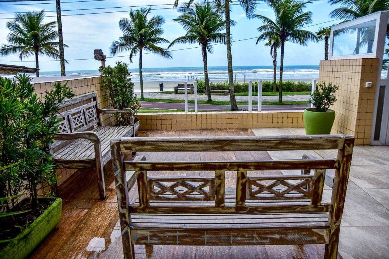 Apto C Wi-Fi A Beira-Mar Na Praia Jardim Real Sp Apartment Praia Grande  Exterior foto