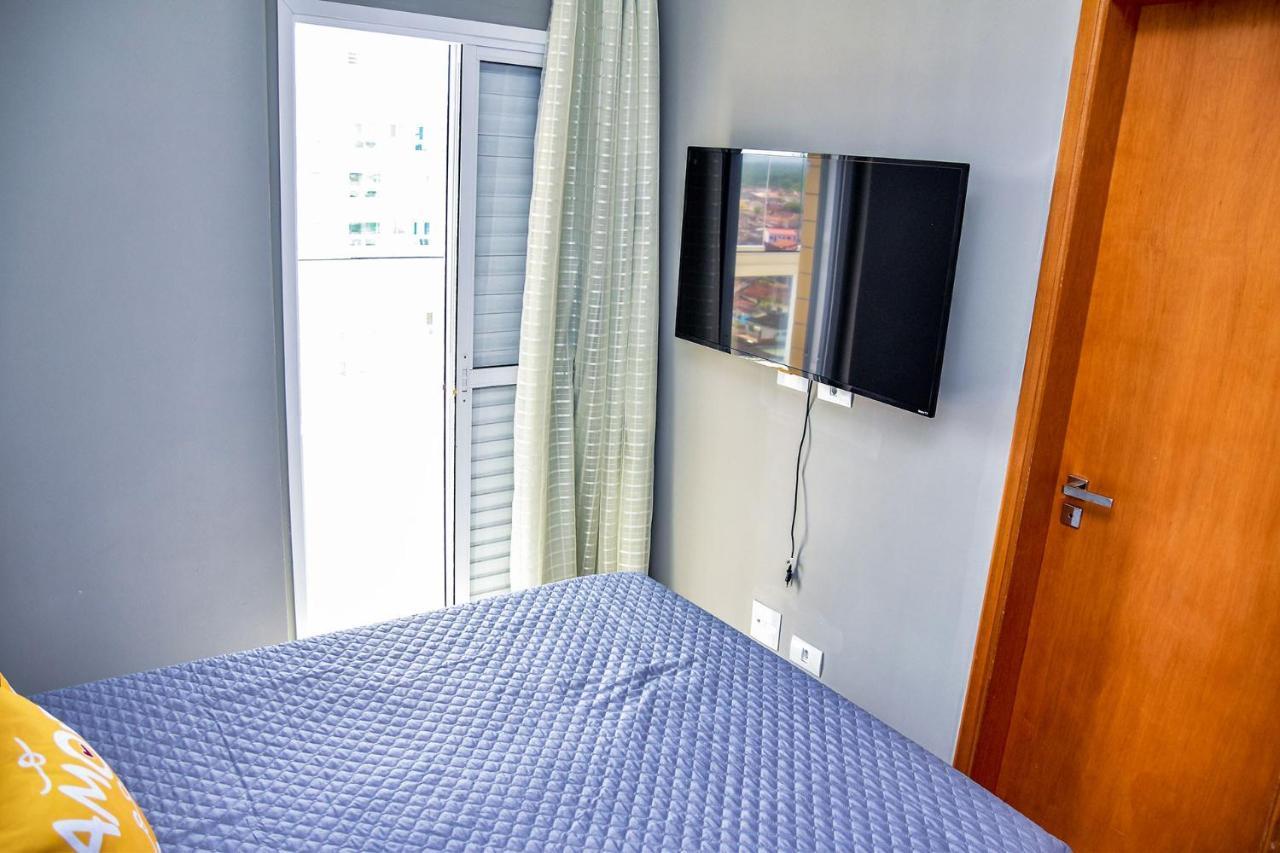 Apto C Wi-Fi A Beira-Mar Na Praia Jardim Real Sp Apartment Praia Grande  Exterior foto