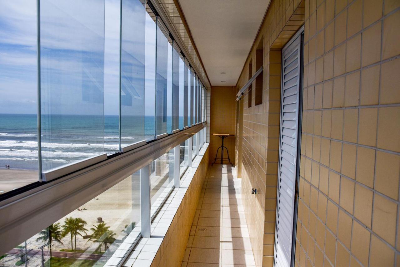 Apto C Wi-Fi A Beira-Mar Na Praia Jardim Real Sp Apartment Praia Grande  Exterior foto