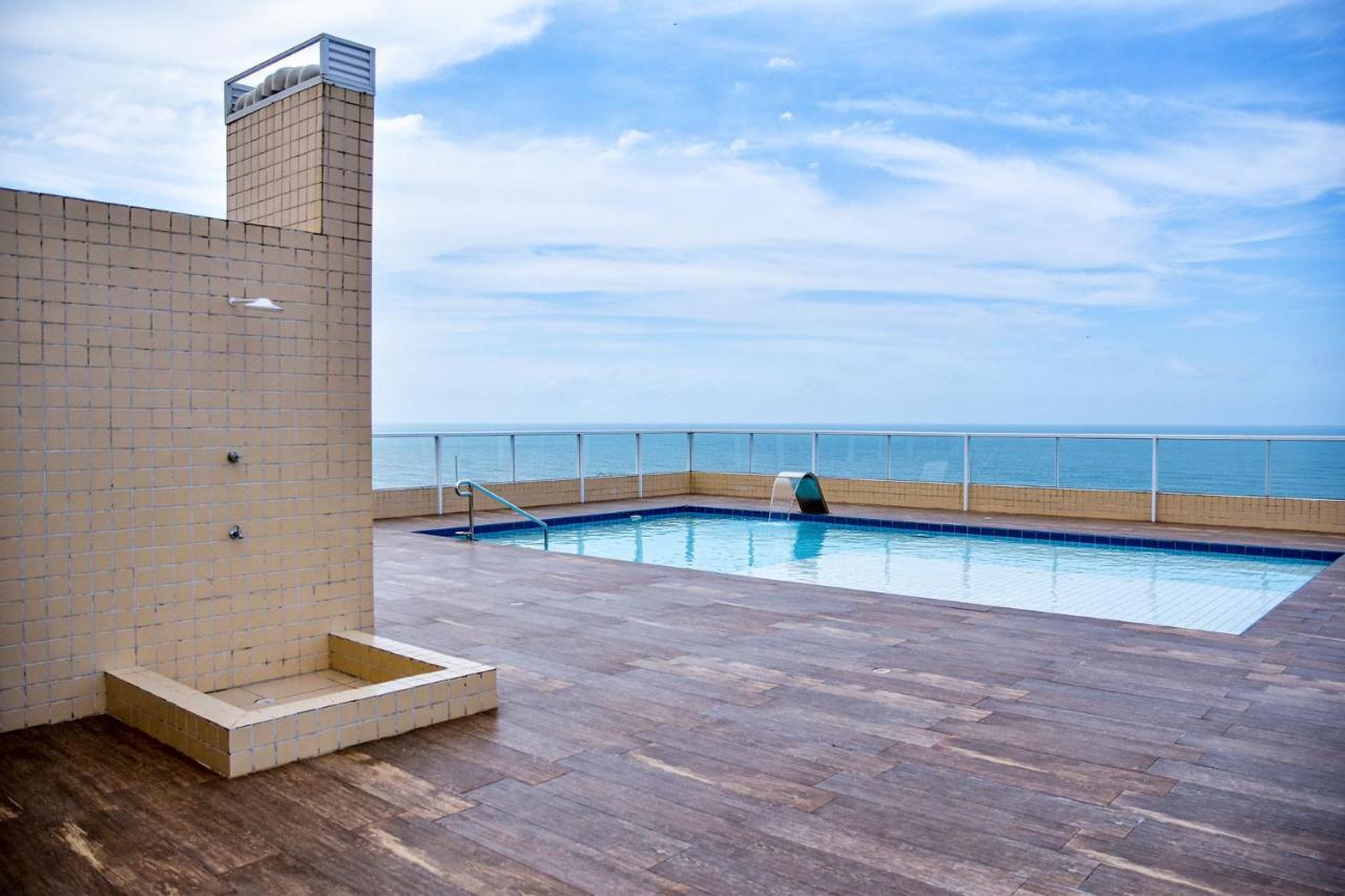 Apto C Wi-Fi A Beira-Mar Na Praia Jardim Real Sp Apartment Praia Grande  Exterior foto