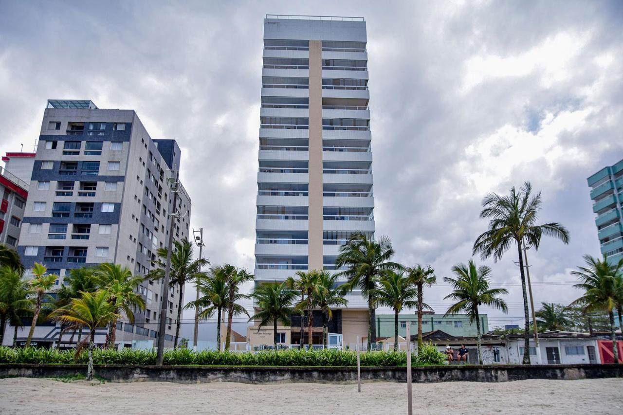 Apto C Wi-Fi A Beira-Mar Na Praia Jardim Real Sp Apartment Praia Grande  Exterior foto